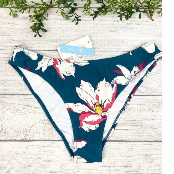 NEW Cupshe Tropical ladies bikini bottom LG - Picture 1 of 7